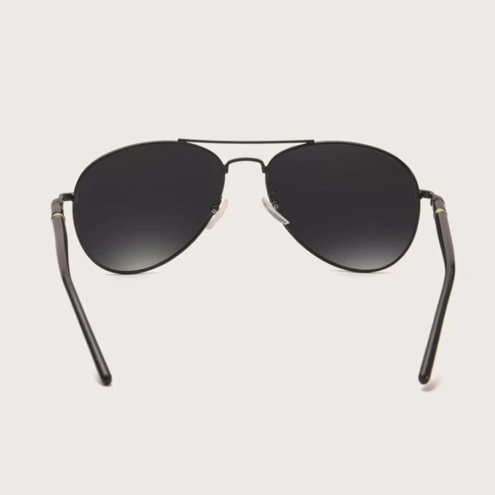 Black Aviator Sunglasses - Picture 4 of 5